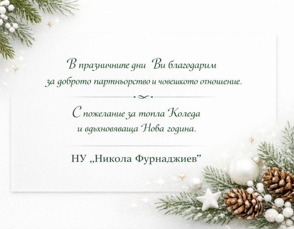 Светли коледни празници!